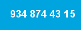 934 874 43 15 934 874 43 15